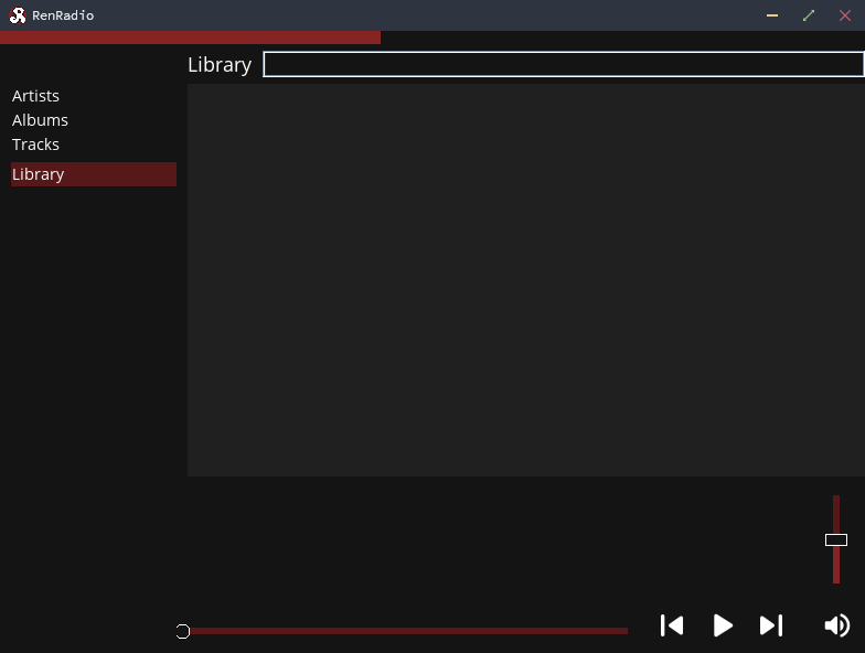 Screenshot of RenRadio